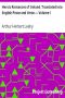 [Gutenberg 5678] • Heroic Romances of Ireland, Translated into English Prose and Verse — Volume 1